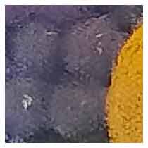 Detalle de la pintura 01 de un bodegón de fruta en pastel.
