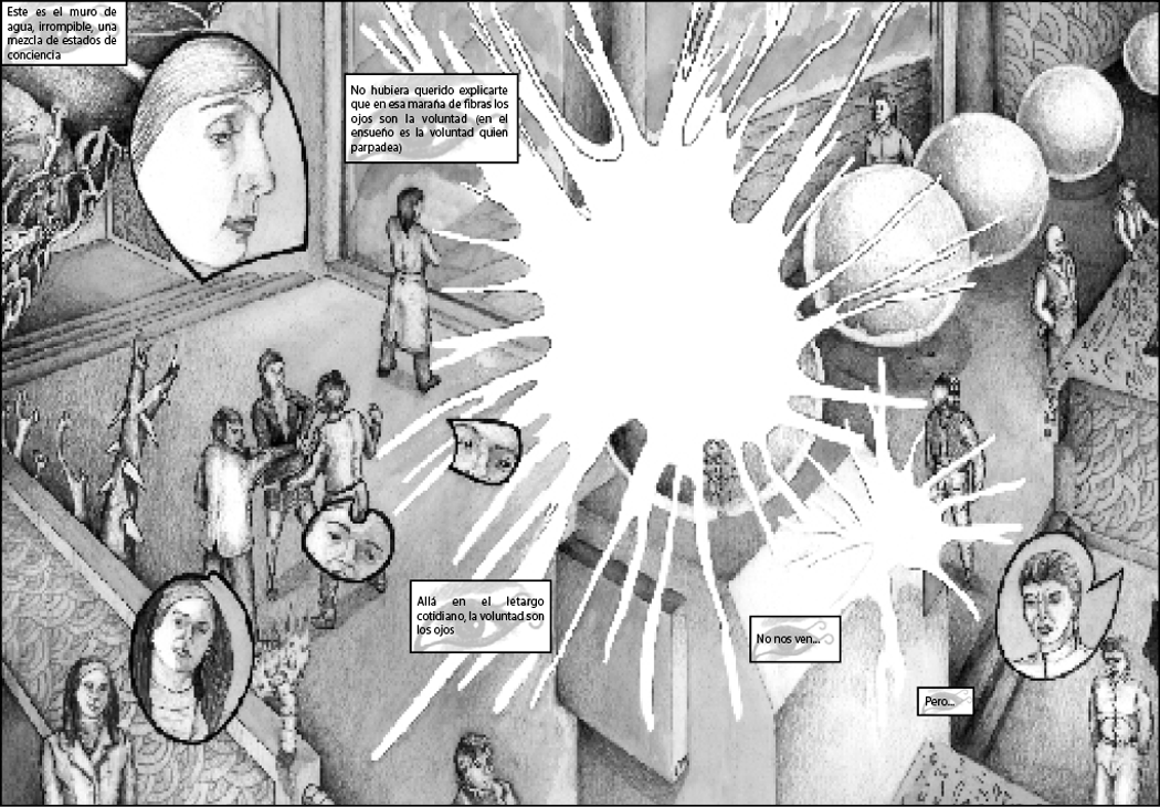 Viñetas que relatan una aventura onírica donde Astral se involucra.