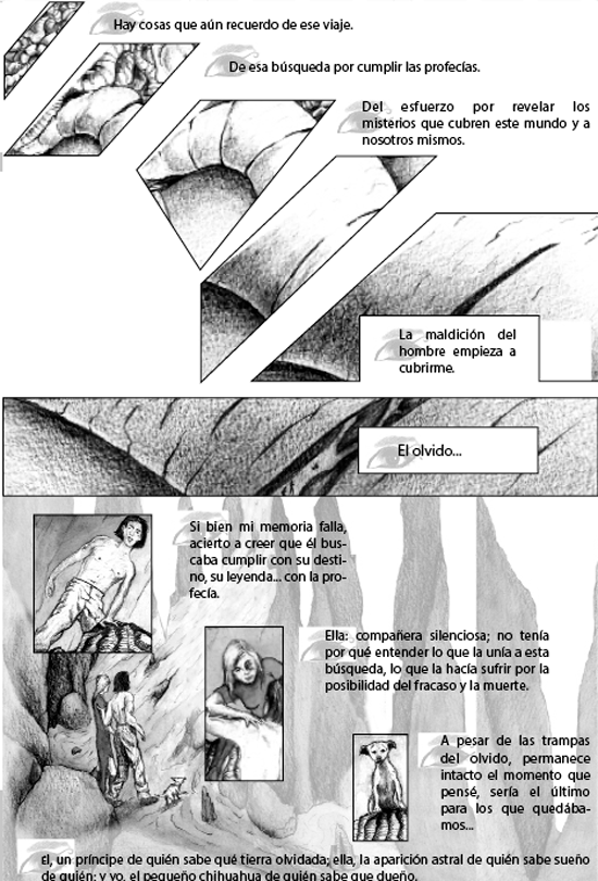 Viñetas que relatan una aventura onírica donde Astral se involucra.
