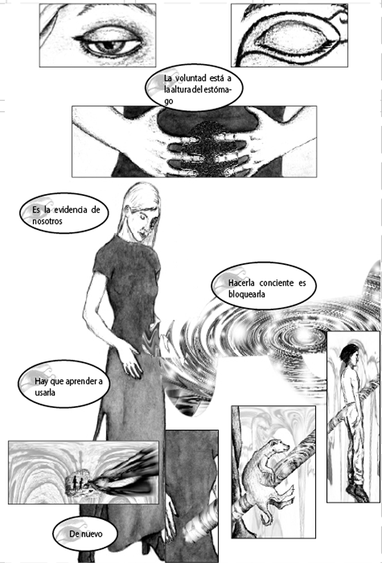 Viñetas que relatan una aventura onírica donde Astral se involucra.